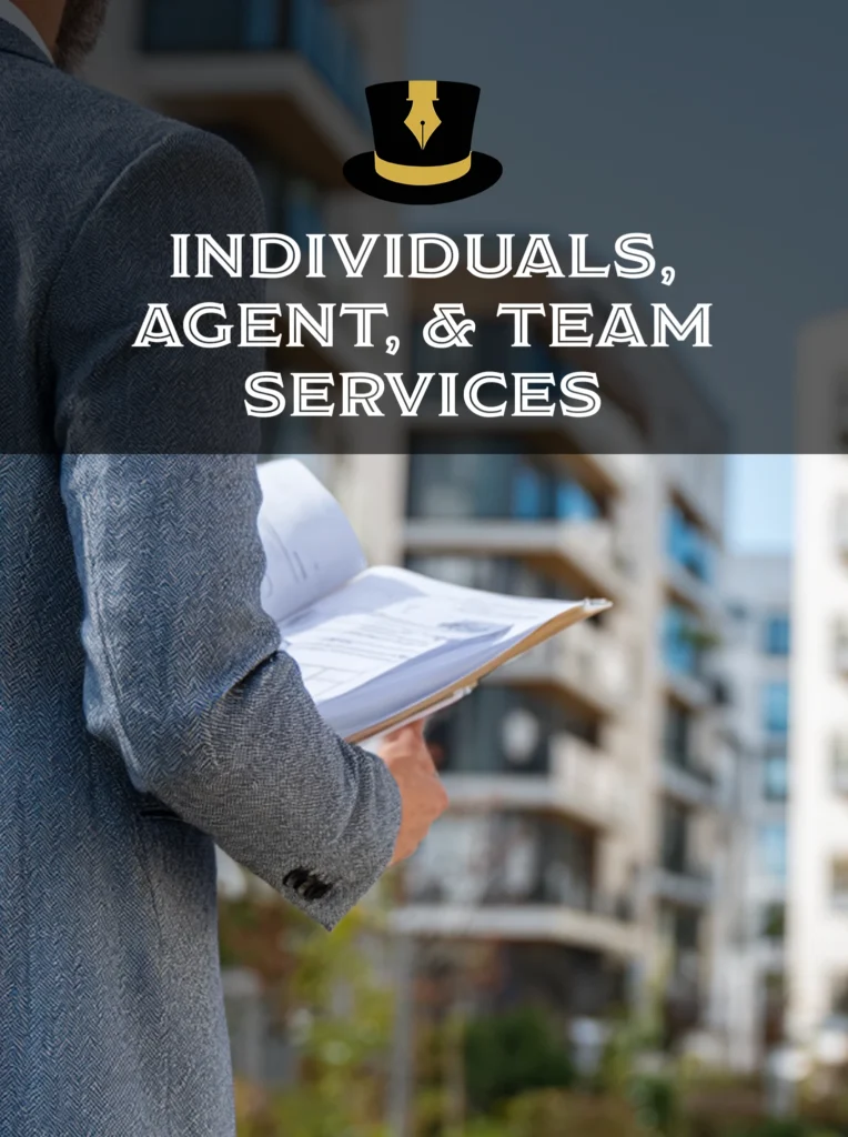 Individual, Team & Agent Services